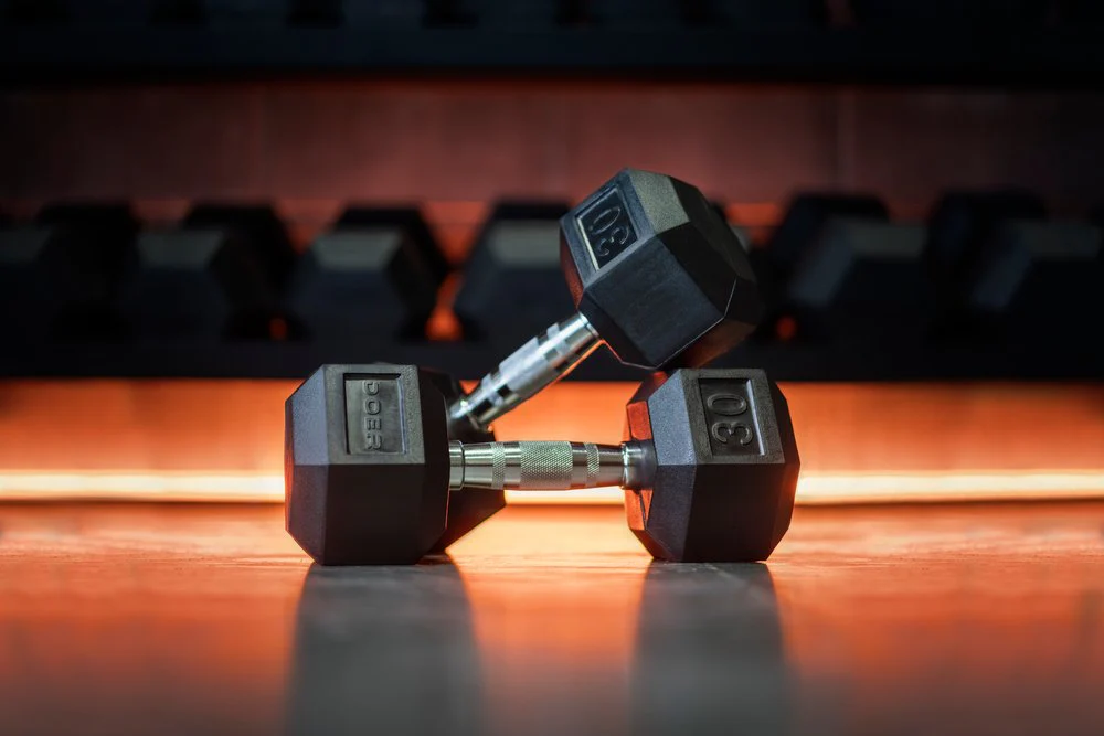 Haltères hexagonaux 25lb